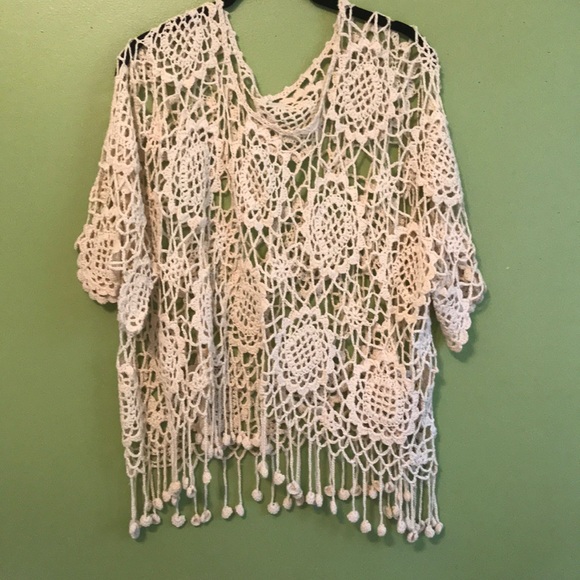 None Tops - Macrame top